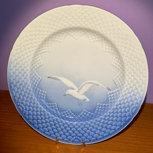 B & G Bing Grondahl Copenhagen Porcelain Denmark Seagull Plates Never Used